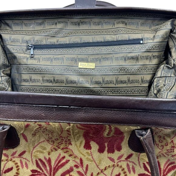 Neiman Marcus Womens Doctor Bag Vintage Italian Tapestry Vintage Bag NWT - Picture 2 of 12